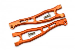 GPM MAK054 ALUMINUM FRONT UPPER ARMS ARRMA 1/8 KRATON 6S - ORANGE - MAK054-GS