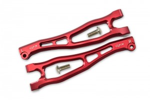 GPM MAK054 ALUMINUM FRONT UPPER ARMS ARRMA 1/8 KRATON 6S - RED - MAK054-OR