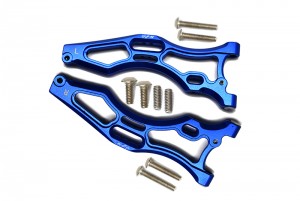 GPM MAK055 ALUMINUM FRONT LOWER ARMS  ARRMA 1/8 KRATON / OUTCAST / NOTORIOUS 6S BLX - Blue - MAK055-B