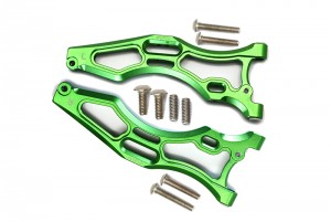 GPM MAK055 ALUMINUM FRONT LOWER ARMS  ARRMA 1/8 KRATON / OUTCAST / NOTORIOUS 6S BLX - Green - MAK055-G