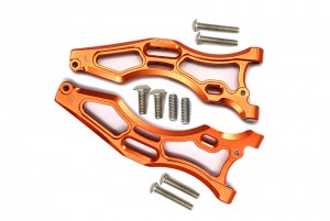 GPM MAK055 ALUMINUM FRONT LOWER ARMS  ARRMA 1/8 KRATON / OUTCAST / NOTORIOUS 6S BLX - Orange - MAK055-OR