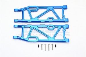 GPM MAK056 ALUMINUM REAR LOWER ARMS ARRMA 1/8 KRATON / OUTCAST / NOTORIOUS / 6S - Blue - MAK056-B