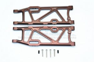 GPM MAK056 ALUMINUM REAR LOWER ARMS ARRMA 1/8 KRATON / OUTCAST / NOTORIOUS / 6S - Brown - MAK056-BR