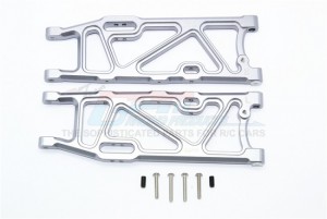 GPM MAK056 ALUMINUM REAR LOWER ARMS ARRMA 1/8 KRATON / OUTCAST / NOTORIOUS / 6S - Gun silver - MAK056-GS