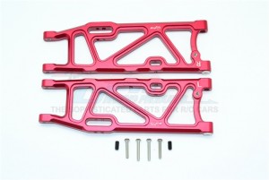 GPM MAK056 ALUMINUM REAR LOWER ARMS ARRMA 1/8 KRATON / OUTCAST / NOTORIOUS / 6S - Red - MAK056-R