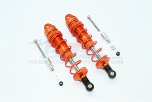 GPM MAK110F ALUMINUM FRONT ADJUSTABLE DAMPERS 110MM  ARRMA 1/8 KRATON 6S - Orange - MAK110F-OR-OR-BEBK