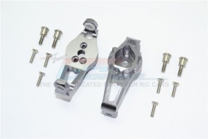 GPM TRX4019 ALUMINUM FRONT C HUBS 1/10 TRX4 DEFENDER TRAIL CRAWLER - Gun silver - TRX4019-GS