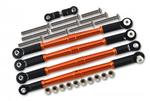 GPM MAK160 ALUMINUM TURNBUCKLES  ARRMA 1/8 KRATON / OUTCAST 6S - Orange - MAK160-OR-BEBK