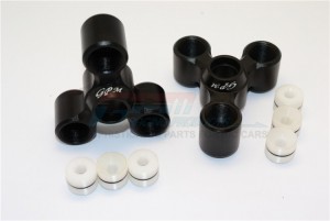 GPM MAN022 ALUMINUM REAR KNUCKLE ARMS ARRMA 1/8 KRATON 6S - MAN022-BK