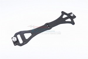 GPM GM8014-BK GRAPHITE UPPER DECK WITH ALLOY POSTS  TEAM LOSI MINI EIGHT BUGGY - GM8014-BK