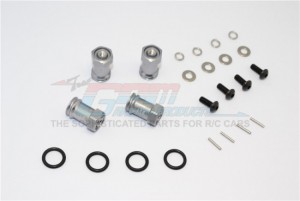 ALLOY HEX WIDENERS (+15MM) TEAM LOSI MINI EIGHT BUGGY - M8010/+15MM-GS