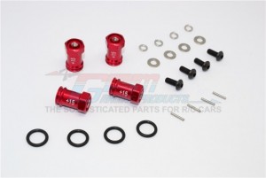 ALLOY HEX WIDENERS (+15MM) TEAM LOSI MINI EIGHT BUGGY - M8010/+15MM-R