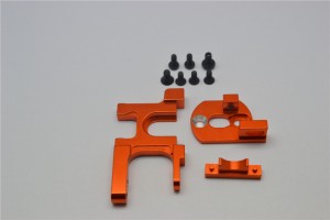 ALLOY MOTOR HEAT SINK MOUNT TEAM LOSI MINI EIGHT BUGGY - M8018-OR