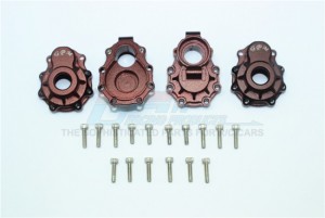 ALUMINUM REAR KNUCKLE ARMS 1/10 TRX4 DEFENDER TRAIL CRAWLER - Brown - TRX4022-BR