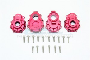 ALUMINUM REAR KNUCKLE ARMS 1/10 TRX4 DEFENDER TRAIL CRAWLER - Red - TRX4022-R