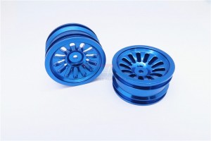 ALUMINIUM FRONT/REAR 13 POLES RIMS VATERRA K5 BLAZER ASCENDER - K5132F/R-B