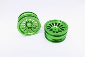 ALUMINIUM FRONT/REAR 13 POLES RIMS VATERRA K5 BLAZER ASCENDER - K5132F/R-G