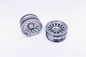 ALUMINIUM FRONT/REAR 13 POLES RIMS VATERRA K5 BLAZER ASCENDER - K5132F/R-GS