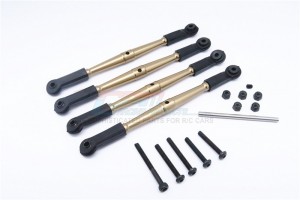 ALUMINIUM FRONT ANTI-THREAD TIE ROD 110MM FOR 308MM WHEELBASE VATERRA K5 BLAZER ASCENDER - K5160/308F-TIT-BEBK