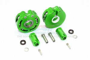 GPM TRX4023D ALUMINUM PENDULUM WHEEL KNUCKLE AXLE WEIGHT + 21MM HEX ADAPTER 1/10 TRX4 DEFENDER TRAIL CRAWLER - Green - TRX4023D-G