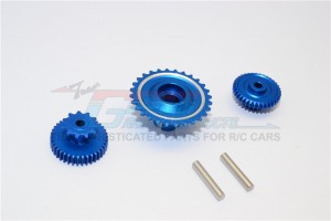 ALUMINIUM WHEEL GEAR ASSEMBLY (52T+53T+55T) KYOSHO MOTORCYCLE - KM1000-B