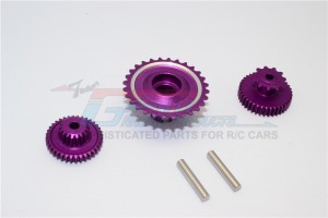 ALUMINIUM WHEEL GEAR ASSEMBLY (52T+53T+55T) KYOSHO MOTORCYCLE - KM1000-P