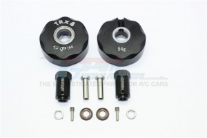 ALUMINUM PENDULUM WHEEL KNUCKLE AXLE WEIGHT + 21MM HEX ADAPTER 1/10 TRX4 DEFENDER TRAIL CRAWLER - Black - TRX4023E-BK