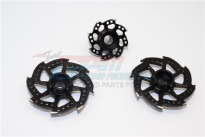 GPM KM328 ALUMINIUM BRAKE DISK PLATE (SWIRL  8 POLES) KYOSHO MOTORCYCLE - KM328-BK