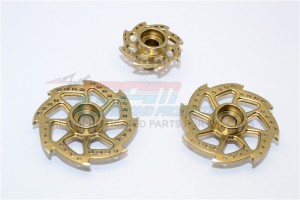 GPM KM328 ALUMINIUM BRAKE DISK PLATE (SWIRL  8 POLES) KYOSHO MOTORCYCLE - KM328-TIT