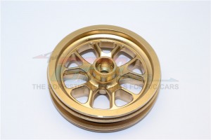 GPM KM628/5R ALUMINIUM REAR WHEEL (5 SPOKE) KYOSHO MOTORCYCLE - Titanium - KM628/5R-TIT