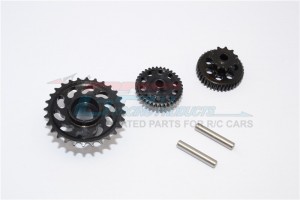 GPM SKM1000 STEEL WHEEL GEAR ASSEMBLY (52T+53T+55T) KYOSHO MOTORCYCLE - SKM1000-BK