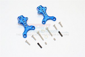 GPM KXS028F/R ALUMINIUM FRONT/REAR ADJUSTABLE SHOCK MOUNT THUNDER TIGER KAISER XS - KXS028F/R-B