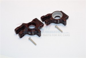 ALUMINUM REAR KNUCKLE ARMS THUNDER TIGER TRUCK MT4-G5 6406F - KG022-BR