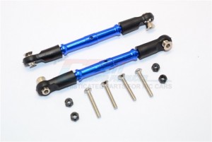 ALUMINUM FRONT TURNBUCKLES THUNDER TIGER TRUCK MT4-G5 6406F - Blue - KG049-B-BEBK