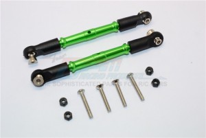 ALUMINUM FRONT TURNBUCKLES THUNDER TIGER TRUCK MT4-G5 6406F - Green - KG049-G-BEBK