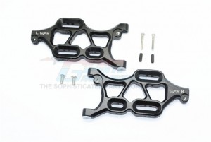 ALUMINUM FRONT LOWER ARMS THUNDER TIGER TRUCK MT4-G5 6406F - KG055-BK