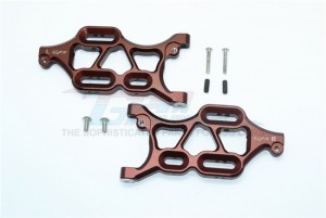 ALUMINUM FRONT LOWER ARMS THUNDER TIGER TRUCK MT4-G5 6406F - KG055-BR