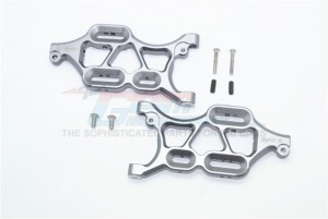 ALUMINUM FRONT LOWER ARMS THUNDER TIGER TRUCK MT4-G5 6406F - Gun silver - KG055-GS