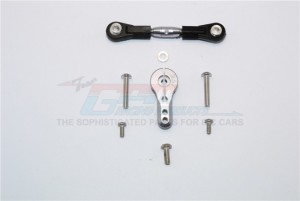 ALUMINIUM ADJUSTABLE SERVO ROD & 25T SERVO HORN THUNDER TIGER TRUCK MT4-G5 6406F - KG161025TA-GS