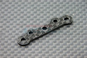 GRAPHITE FRONT ARM PLATE FOR FRONT  GEAR BOX  KYOSHO MINI INFERNO - GMIF008F-BK