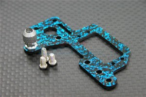 GPM GMIF026B GRAPHITE SERVO MOUNT COVER KYOSHO MINI INFERNO - GMIF026B-B