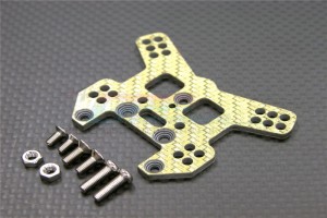 GPM GMIF030MC GRAPHITE REAR DAMPER TOWER  KYOSHO MINI INFERNO - GMIF030MC-GD