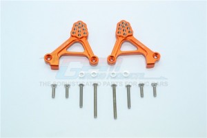 ALUMINUM ADJUSTABLE REAR DAMPER MOUNT 1/10 TRX4 DEFENDER TRAIL CRAWLER - TRX4030-OR