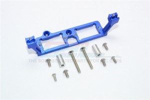 GPM TRX4034FR ALUMINUM F&R GEAR BOX 2-SPEED DIFF LOCK SERVO MOUNT 1/10 TRX4 DEFENDER TRAIL CRAWLER - Blue - TRX4034FR-B