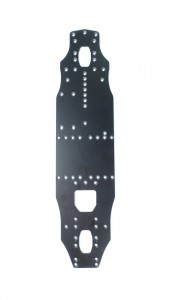 3RACING SAK-D401 FRP Main Chassis For 1/10 SAKURA D4 DRIFT CAR - SAK-D401