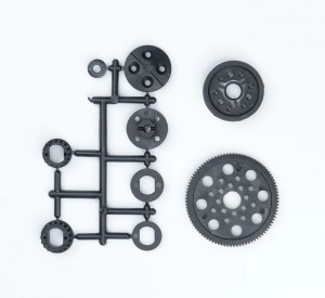 3RACING SAK-D408 Pulley Set For 1/10 SAKURA  D4 AWD RWD DRIFT CAR - SAK-D408