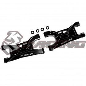 3RACING SAK-D4805 Aluminum Rear Lower Suspension For 1/10 RC SAKURA D4 AWD RWD DRIFT CAR - Black - SAK-D4805/BK