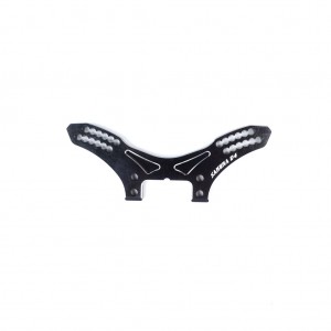 3RACING SAK-D4812 Aluminum Front Shock Tower For SAKUA D4 DRIFT CAR - Black - SAK-D4812/BK