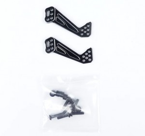 3RACING SAK-D4829 Front Single Damper Mixing For 1/10 SAKURA D4 AWD RWD DRIFT CAR - SAK-D4829/BK