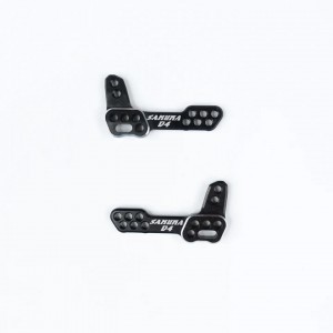 3RACING SAK-D4830A RCM_Rear Camber Mixing Plate For 1/10 RC SAKURA D4 AWD RWD Drift Car - SAK-D4830A/BK